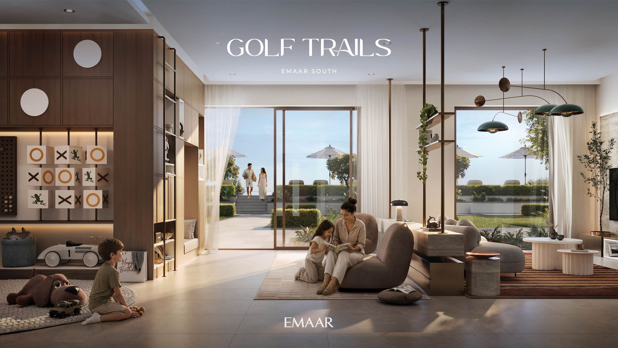 Golf Trails fitted kitchen interior, Emaar South, Dubai
