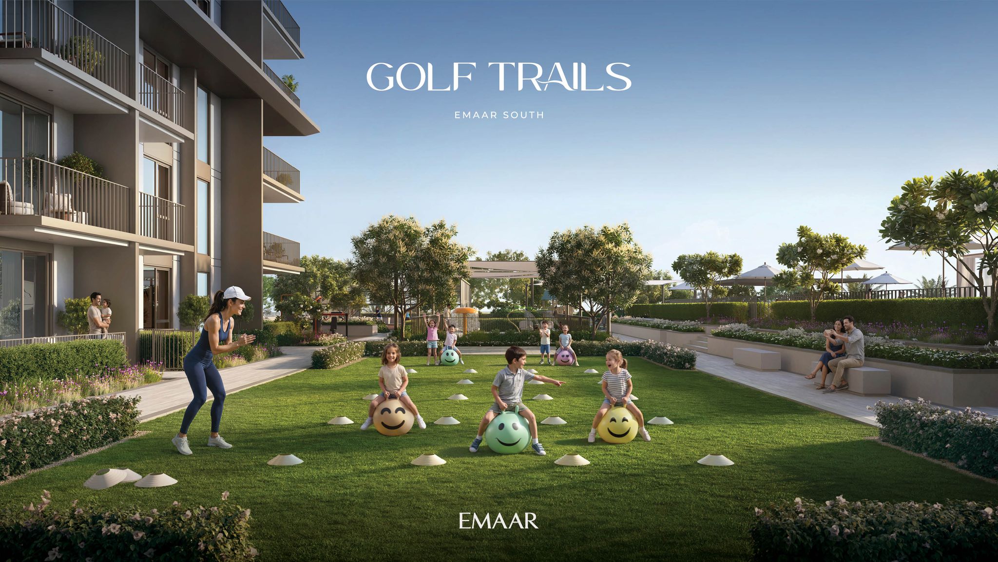 Golf Trails interior living room, Emaar South, Dubai