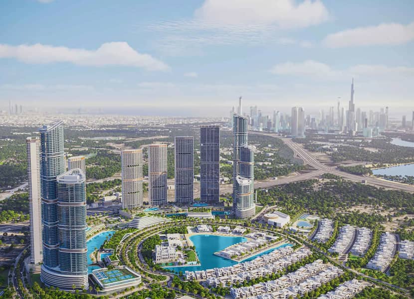 320 Riverside Crescent, Under Construction project in Bukadra, Dubai