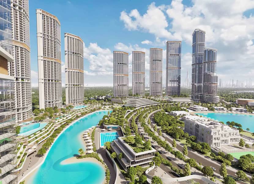 350 Riverside Crescent, Under Construction project in Bukarda Prt 1, Dubai