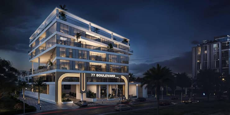 77 Boulevard by Bam, apartments in Jumeirah Village Circle (JVC), Dubai, by Bam Eskan Real Estate Development