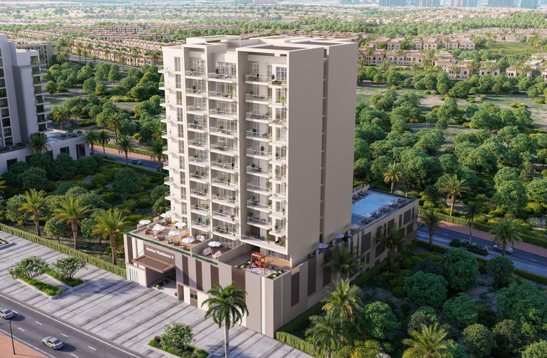 Avenue Residence 8, apartments in Al Safa Park, Dubai, by Nabni Development