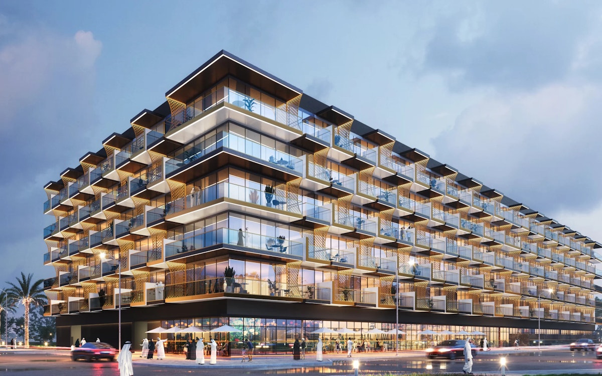 Binghatti Crescent, Ready project in Jumeirah Village Circle, Dubai