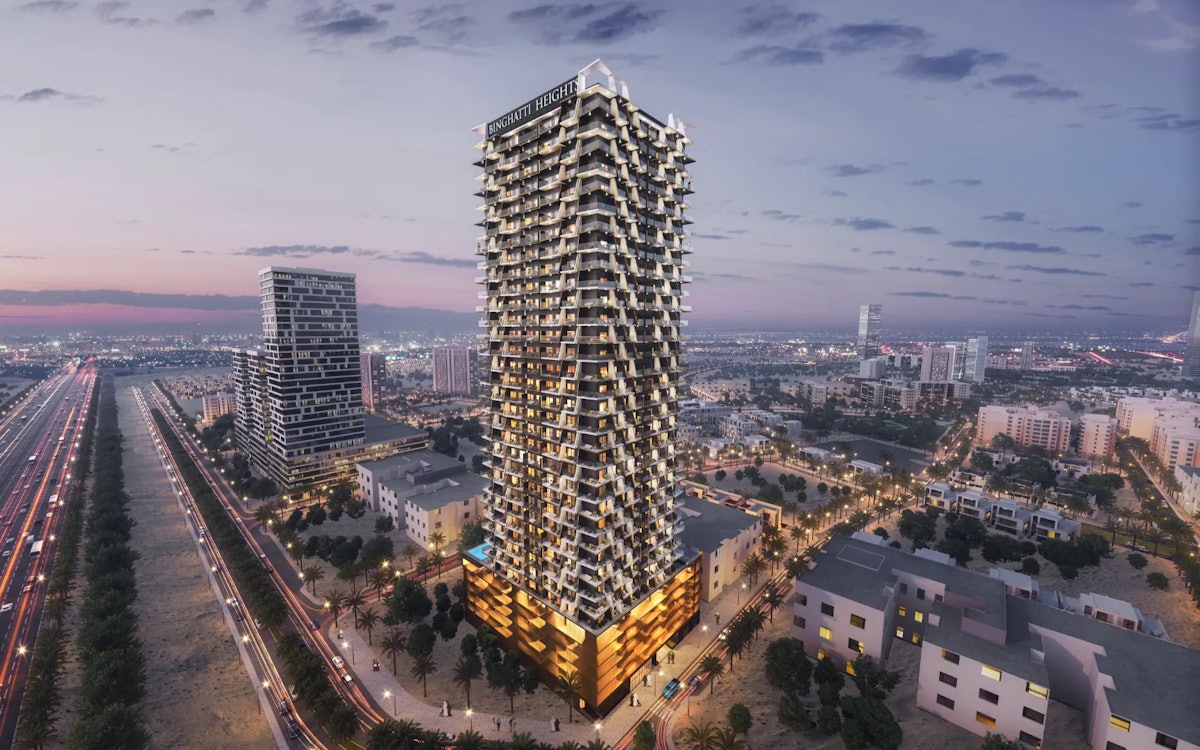 Binghatti Heights, Ready project in Jumeirah Village Circle, Dubai