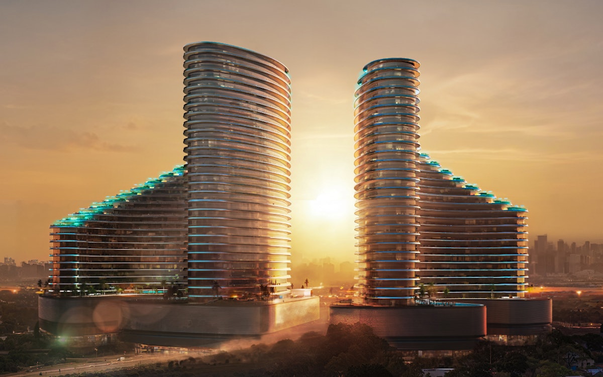 Binghatti Skyflame, Under Construction project in Majan, Dubai