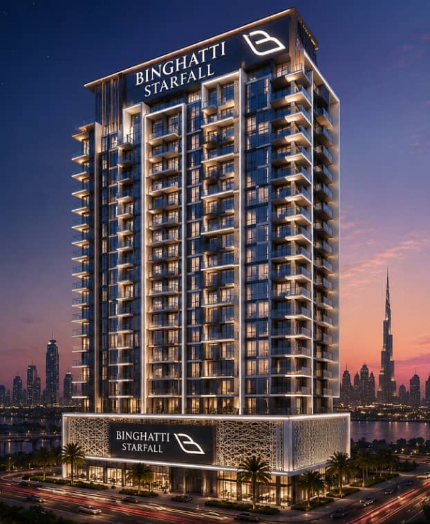 Binghatti Starfall, apartments in Al Jaddaf, Dubai, by Binghatti