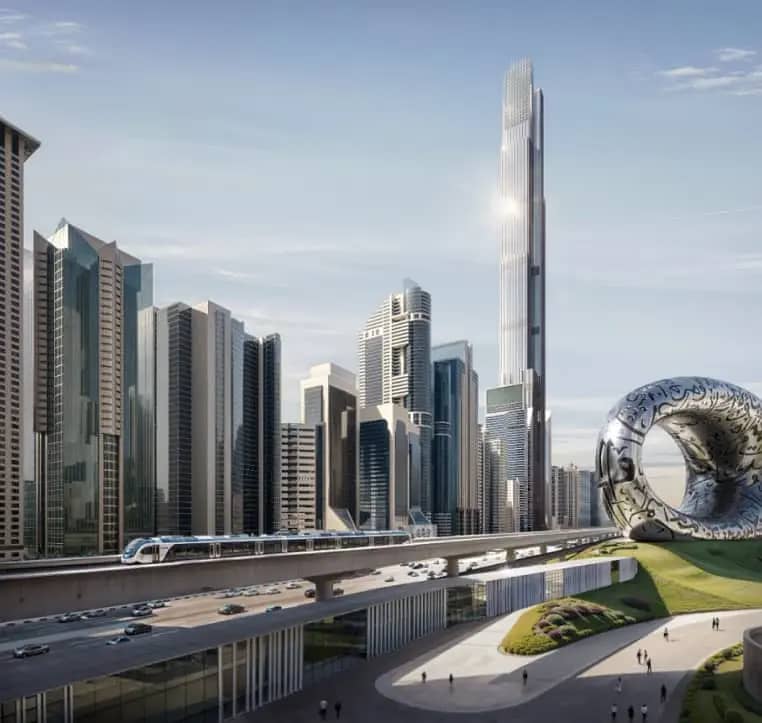Burj Azizi by Azizi Developments in Trade Center First, Dubai, view 2
