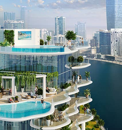Chic Tower by DAMAC Properties in Business Bay First Part 4, Dubai, view 3