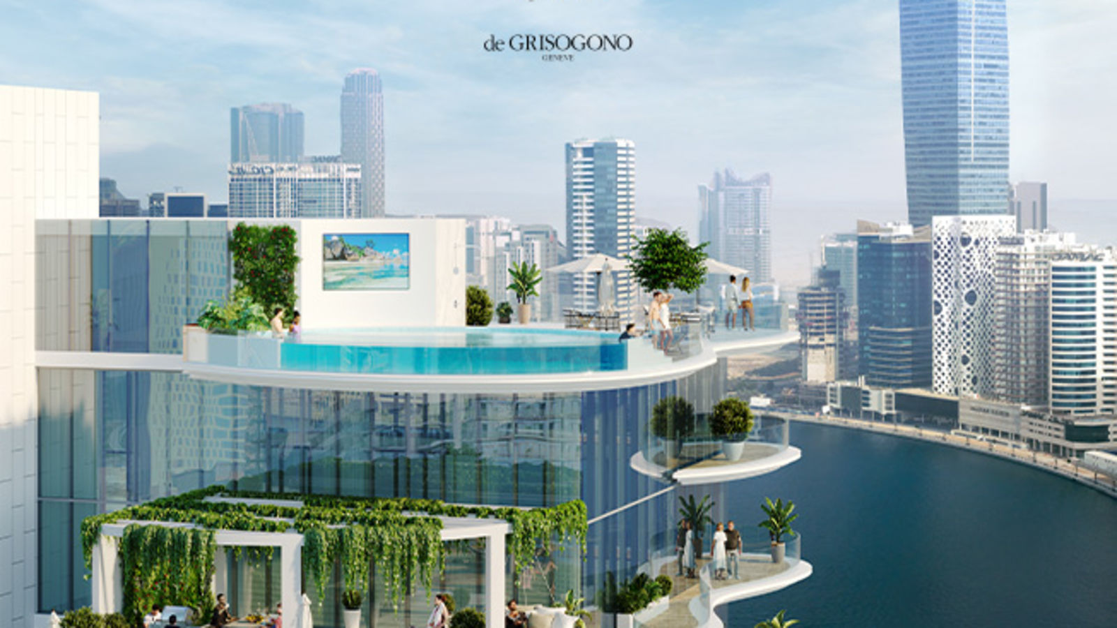 Chic Tower, Under Construction project in Business Bay First Part 4, Dubai