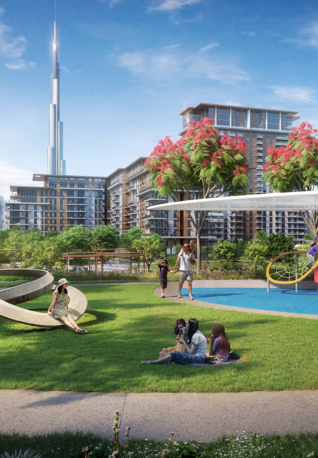 City Walk Crestlane, apartments in Dubai Creek Harbour, Dubai, by Meeras