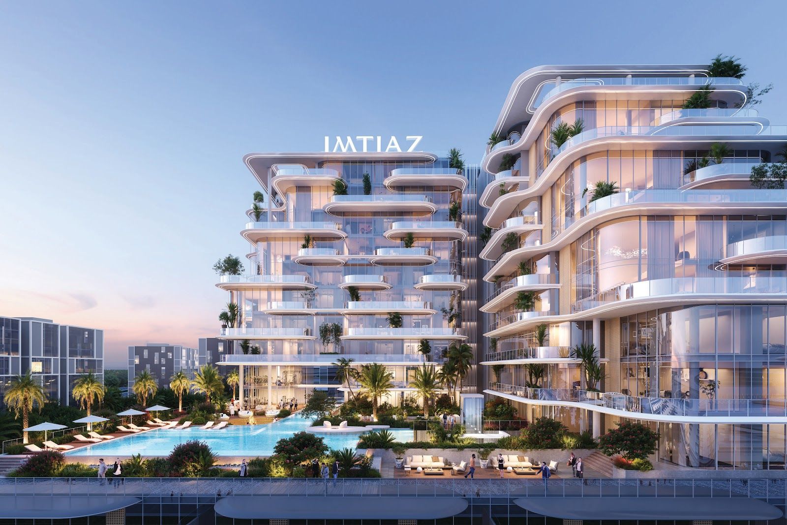 Cotier House, apartments in Nakhlat Deira Part 4, Dubai, by Imtiaz Developments