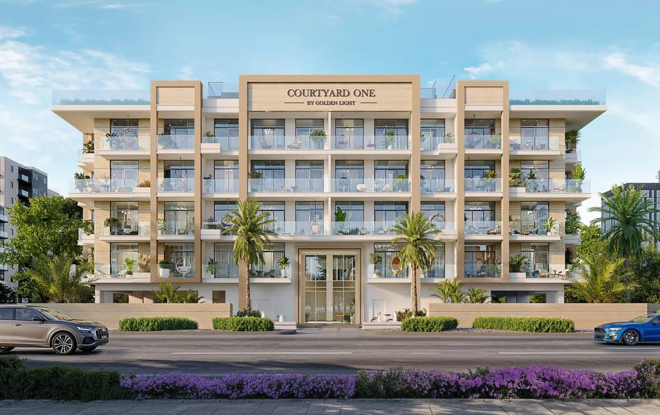Courtyard One, apartments in Dubai South, Dubai, by Golden Light Developments