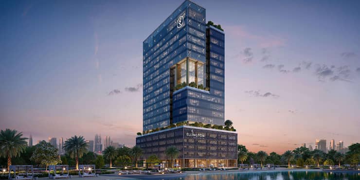 Eaton Square, mixed-use in Meydan Horizon, Dubai, by Ellington Properties