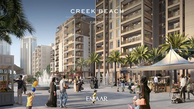 Grove Creek Beach, Ready project in Dubai Creek Harbour Part 2, Dubai
