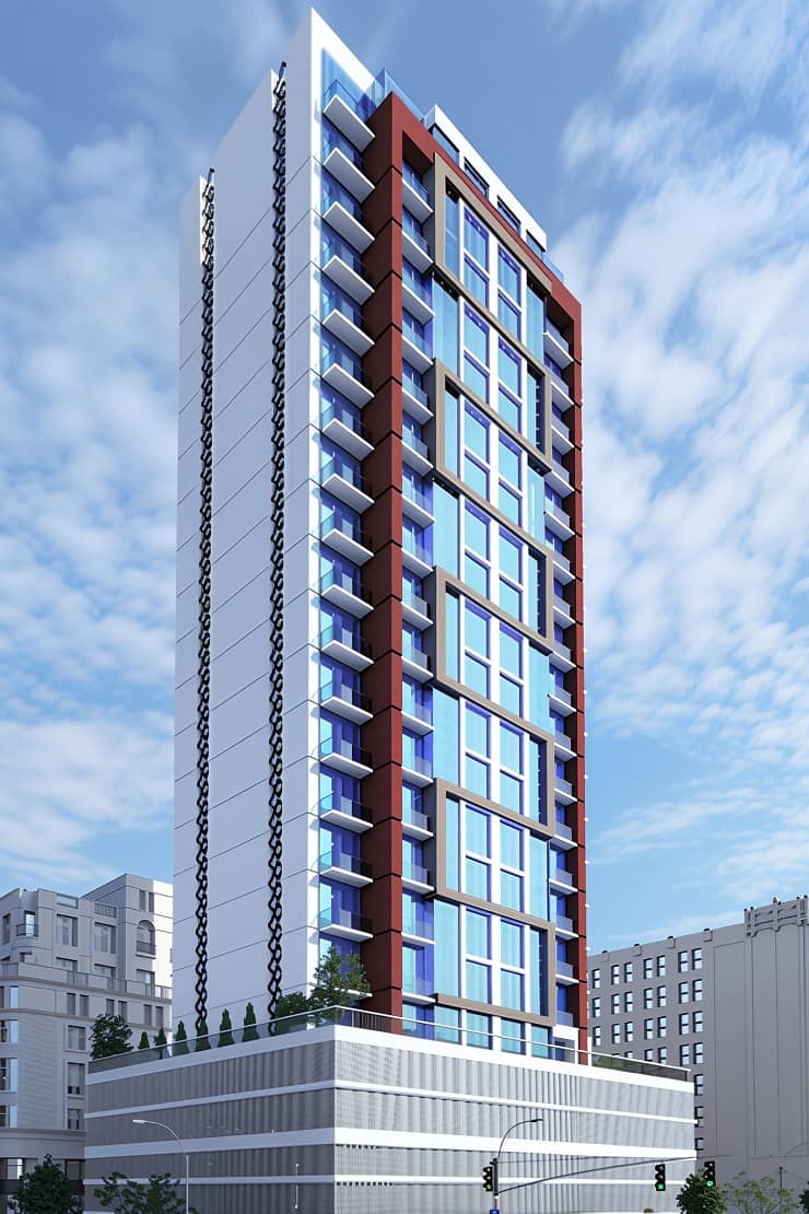 Hearth Heights by Enawt Real Estate Development, apartments in Jumeirah Village Circle (JVC), Dubai, by Enawt Real Estate Development