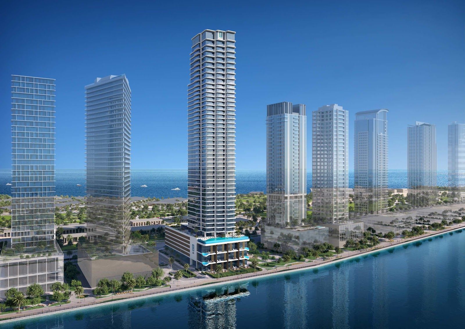 Lib Maritime Tower, villas in Madinat Dubai al Melahheyah Part 4, Dubai, by Liv