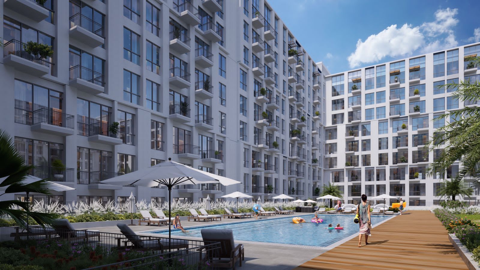 Liva, apartments in Town Square, Dubai, by Nshama