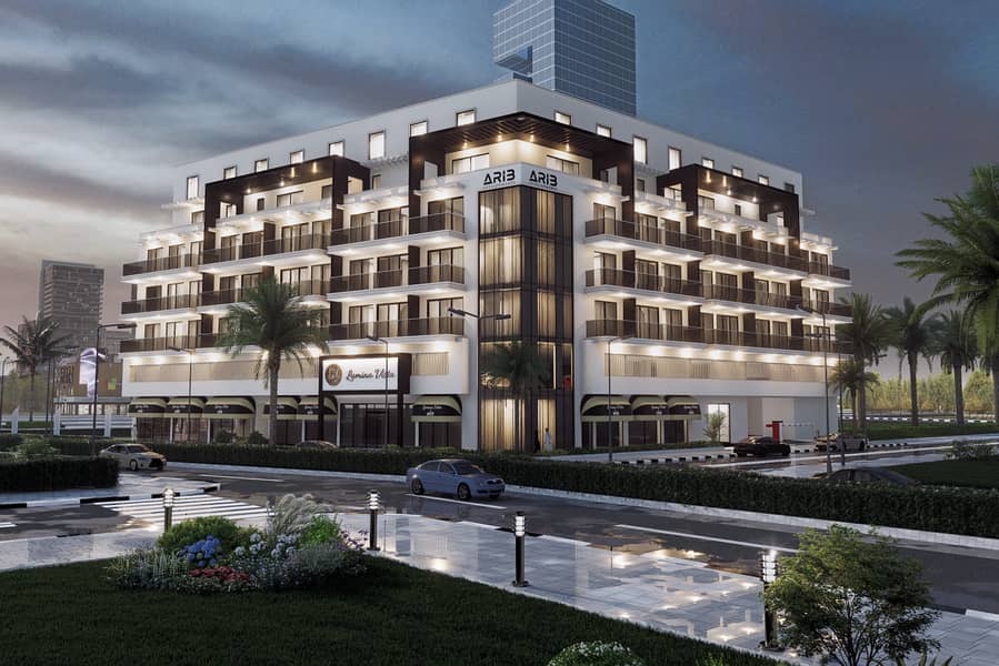 Lumina Vista Residences, apartments in Jumeirah Village Circle (JVC), Dubai, by ARIB Developments