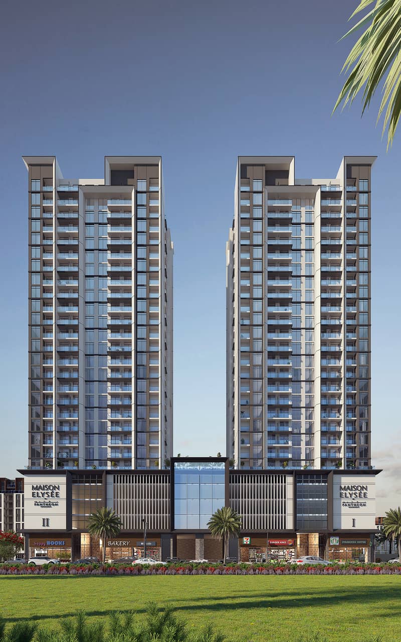 Maison Elysee 1, apartments in Jumeirah Village Circle (JVC), Dubai, by Pantheon Development