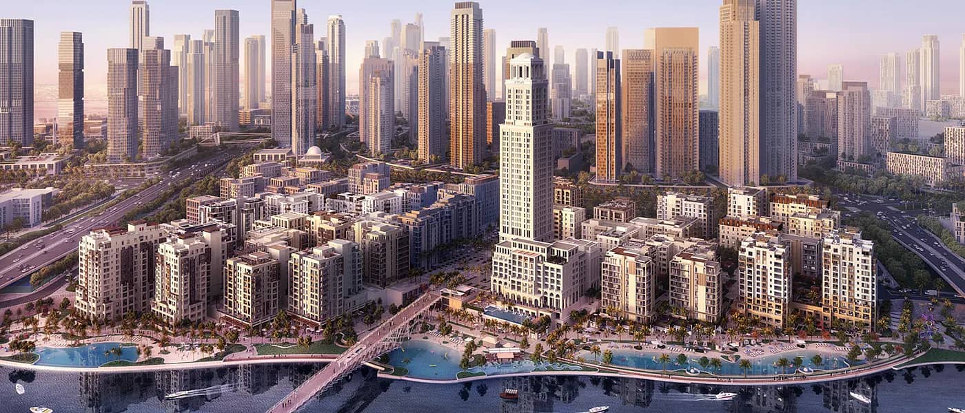 Moor at Creek Beach, apartments in Dubai Creek Harbour, Dubai, by Emaar