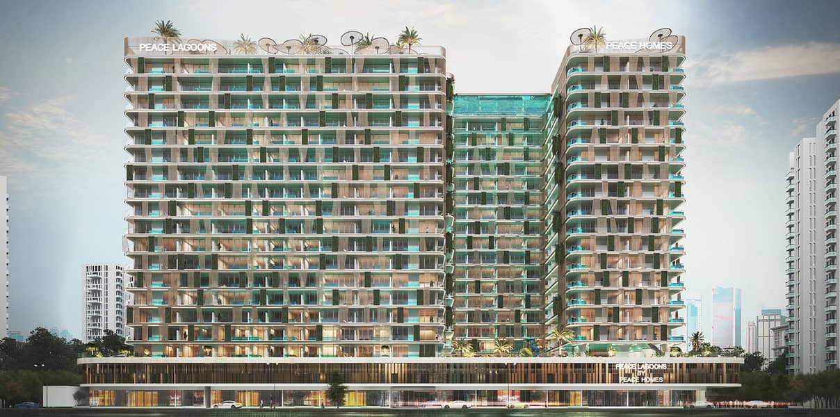 Peace Lagoons II by Peace Homes, apartments in Dubai Land Residence Complex (DLRC), Dubai, by Peace Homes Group