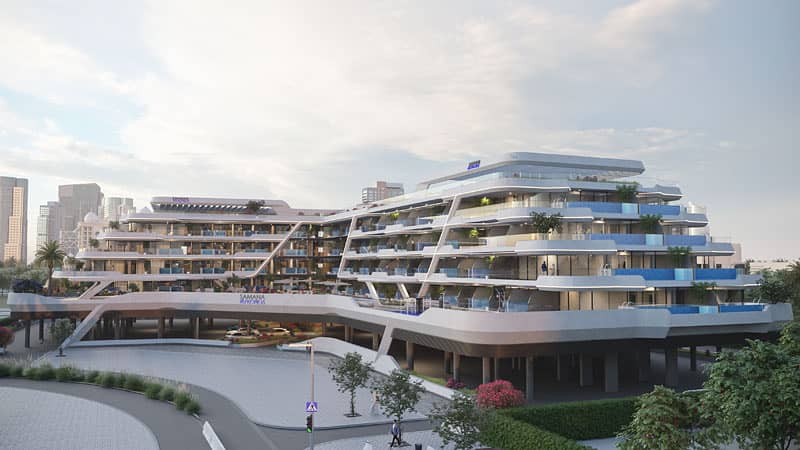 Samana Mykonos, apartments in Dubai Studio City, Dubai, by Samana Developers