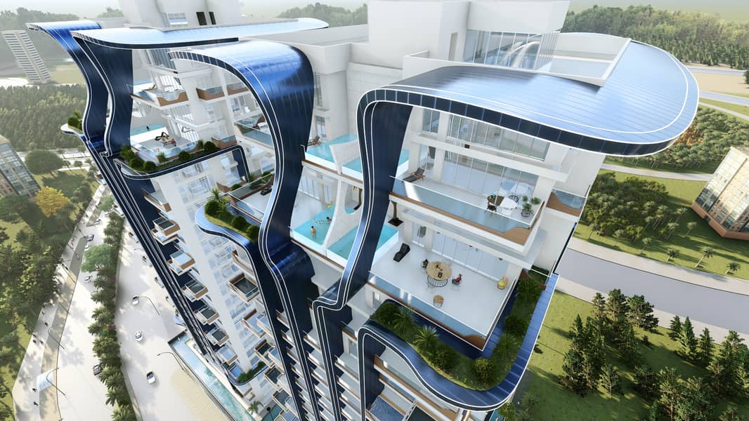 Samana Waves 2, apartments in Jumeirah Village Circle (JVC), Dubai, by Samana Developers