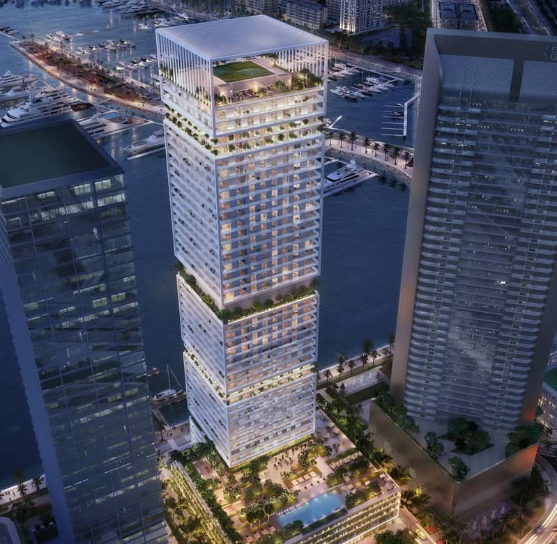 Saria Tower, apartments in Dubai Maritime City, Dubai, by Beyond