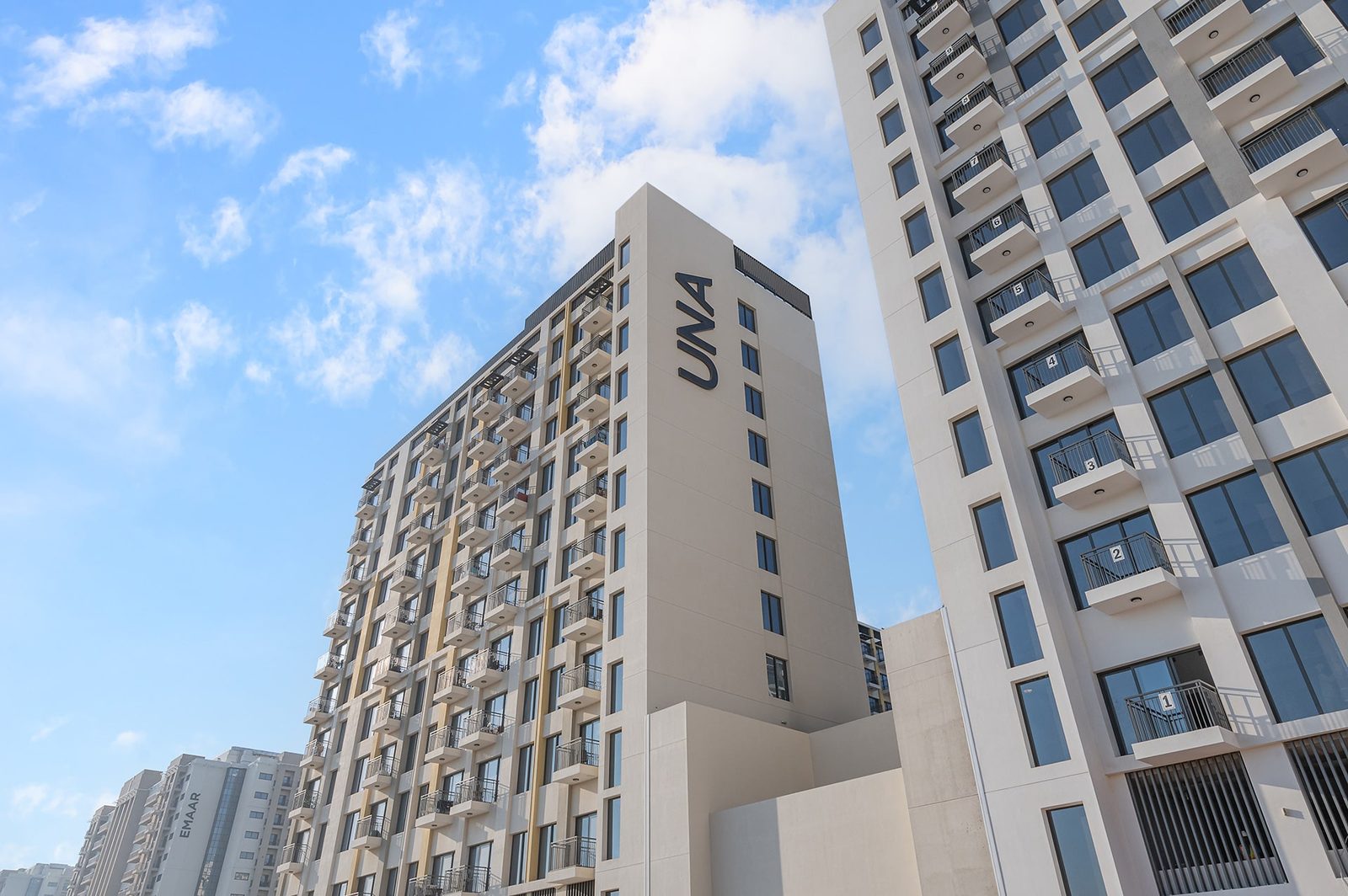 UNA Apartments, apartments in Town Square Dubai, Dubai, by Nshama