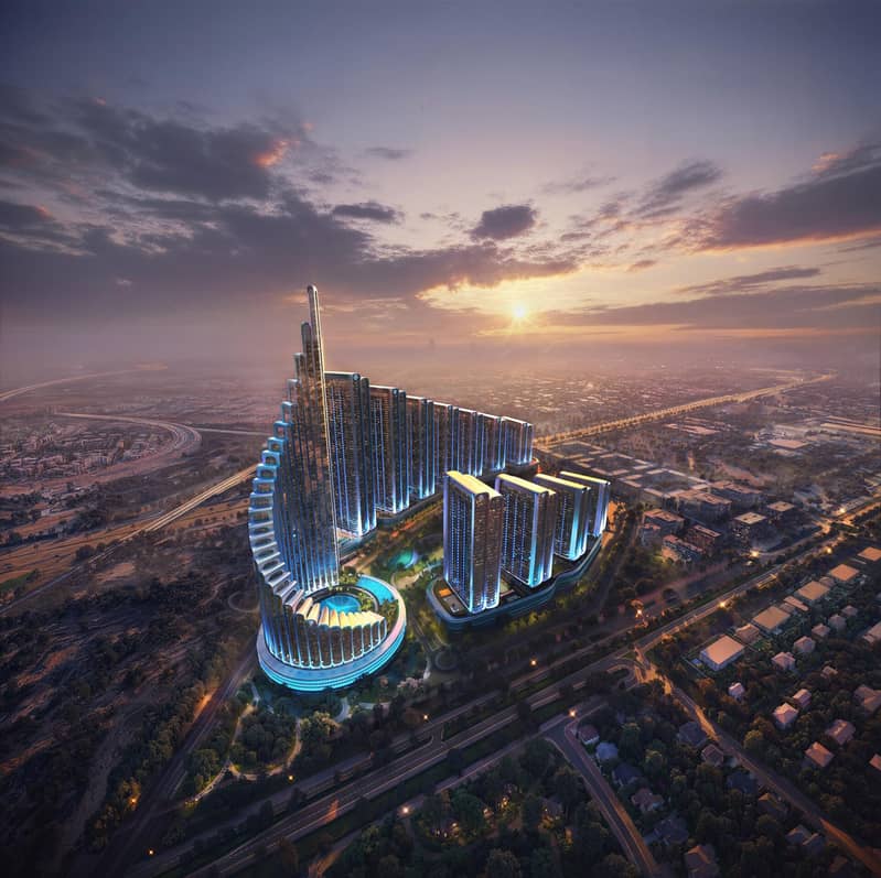 Vision Simplex, apartments in Mercedes-Benz Places Binghatti City, Dubai, by Binghatti