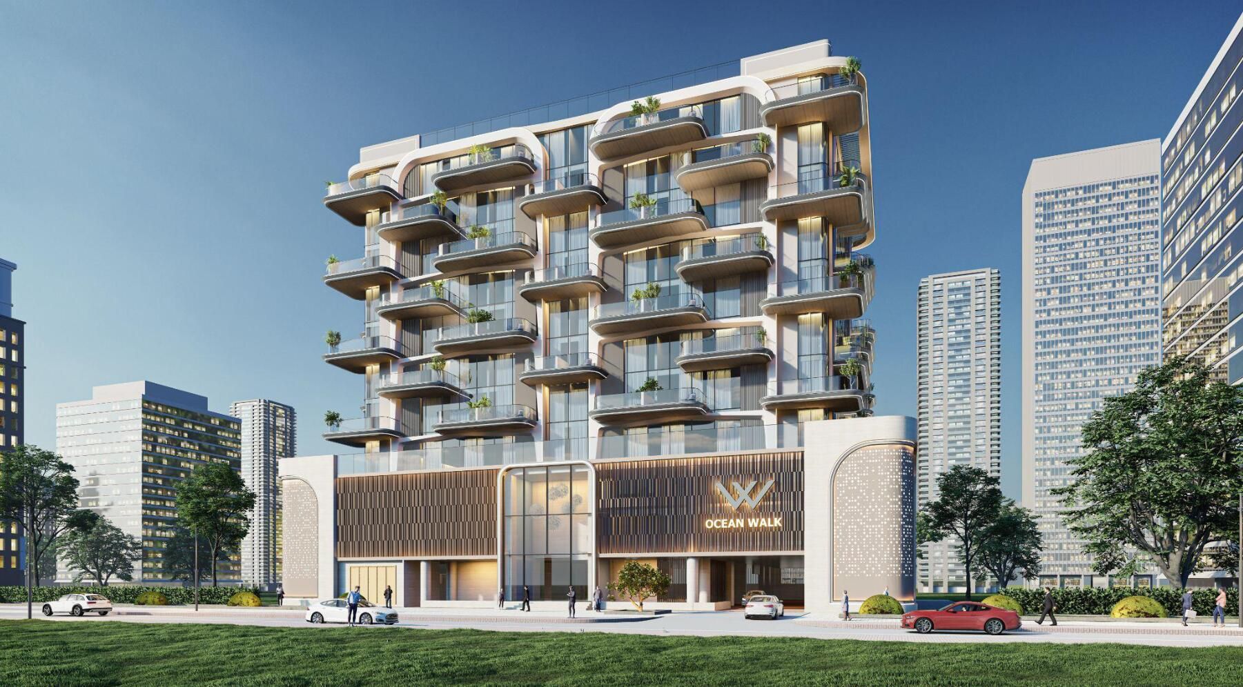 Wellington Ocean Walk, apartments in Wadi al Safa 5, Dubai, by Dalmore Development